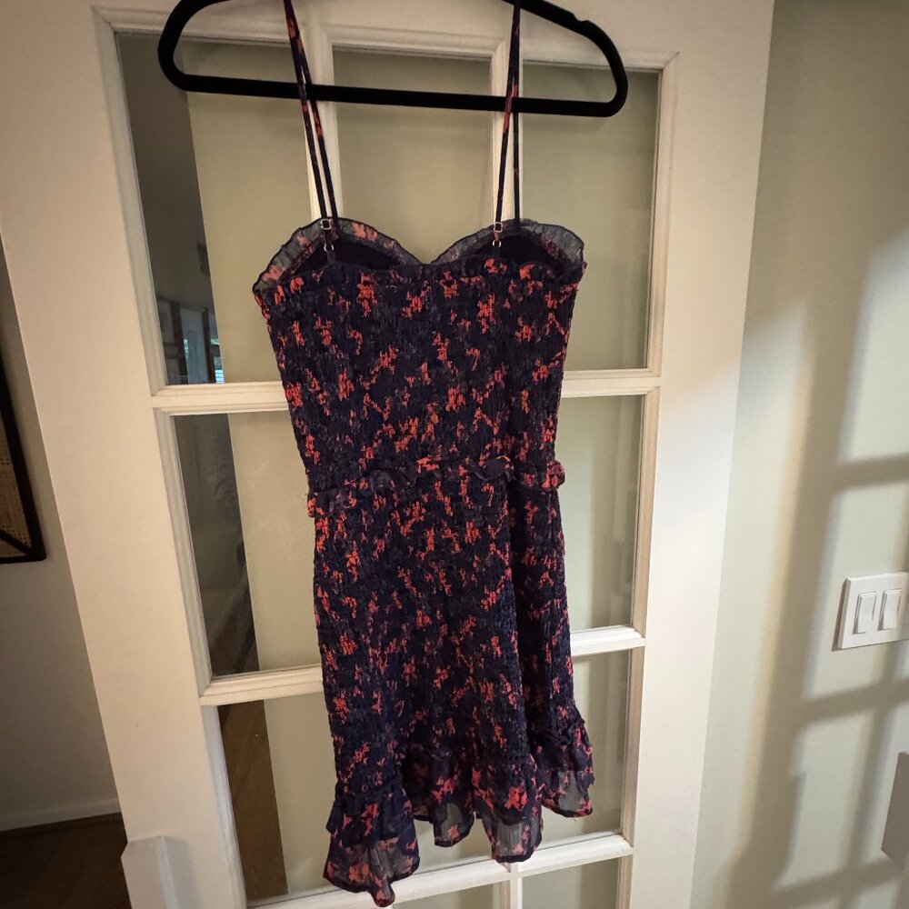 AQUA Smocked Mini Dress